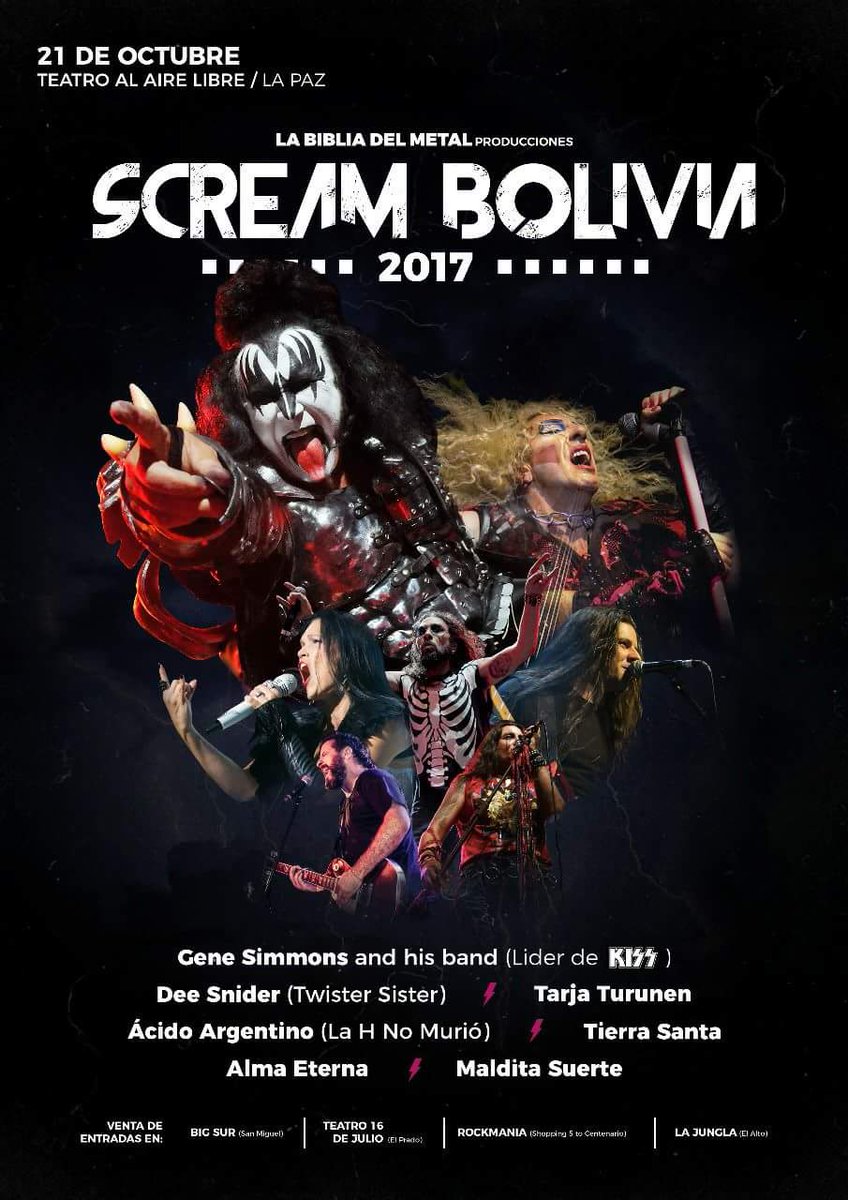 TARJA WILL BE AT BOLIVIA, THIS IS A DREAM