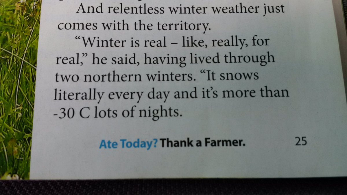 PotterBarry's tweet photo. When @SummerStation speaks truth: 'Winter is real, like really, for real.' #BetterFarming. #Pithyquotes @BeefNorth https://t.co/NsP0Ql3aJN