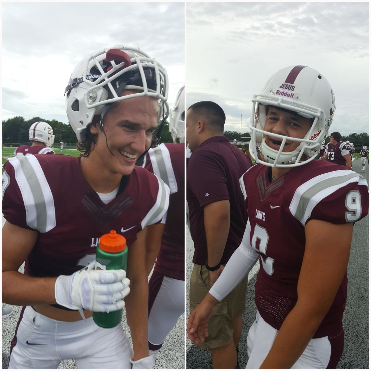 HomeswithAC's tweet photo. After a Village Academy fumble, @coleburli connects to @DrakeWoods on beautiful 22yd jump ball TD. 21-0, how bow dah?! @NBC2 #Gridiron2Day https://t.co/mNiTfcsZB1