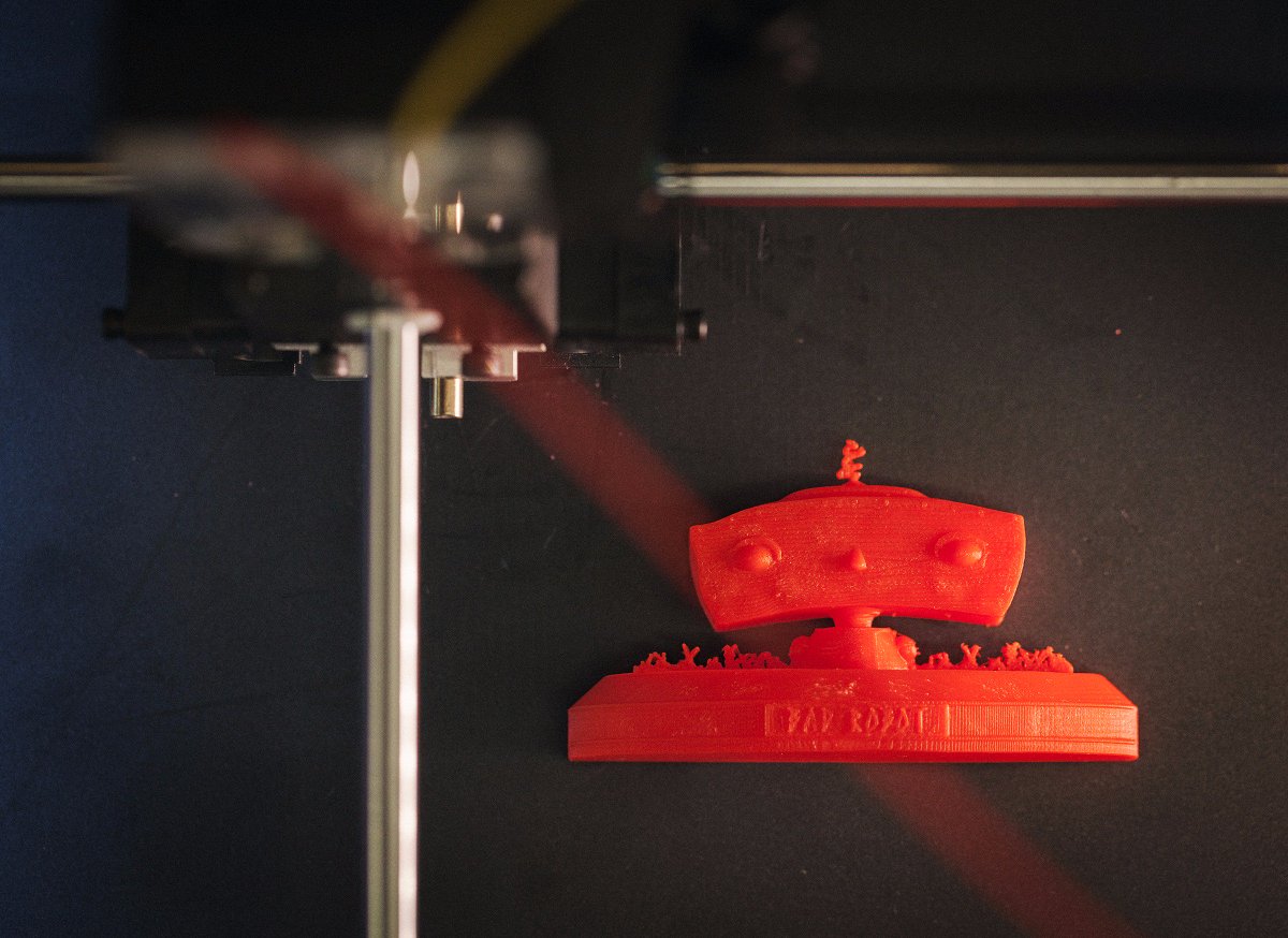 RT for a chance to win a 3D printed Robot, made at the Bad Robot Workshop!