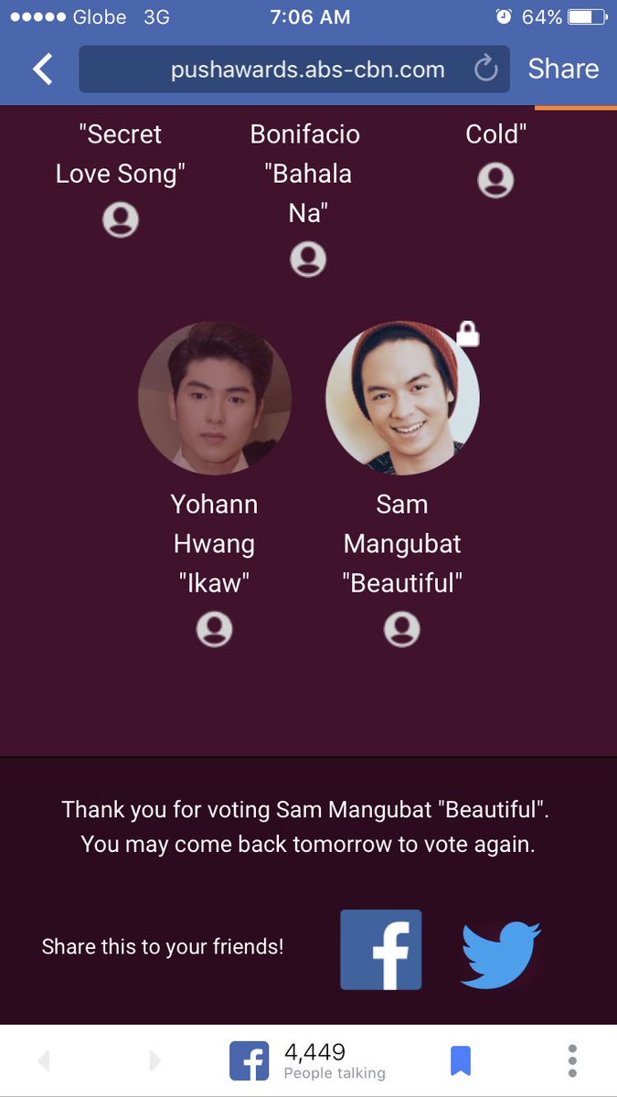 SamNaticsss's tweet photo. Vote locked in! Good morning Angels! Don't forget to vote..
https://t.co/IeoSJaS2SK
#PushAwardsSamMangubatAngels https://t.co/SBB10ZjdbO
