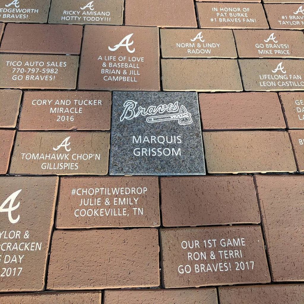 wwbrown19's tweet photo. #FAMU legend Marquis Grissom is one of many former #Braves celebrated here at SunTrust Park. Pretty cool. 🐍 #Bartr… https://t.co/felvdYJLcj https://t.co/bAZ7UlJ8pT