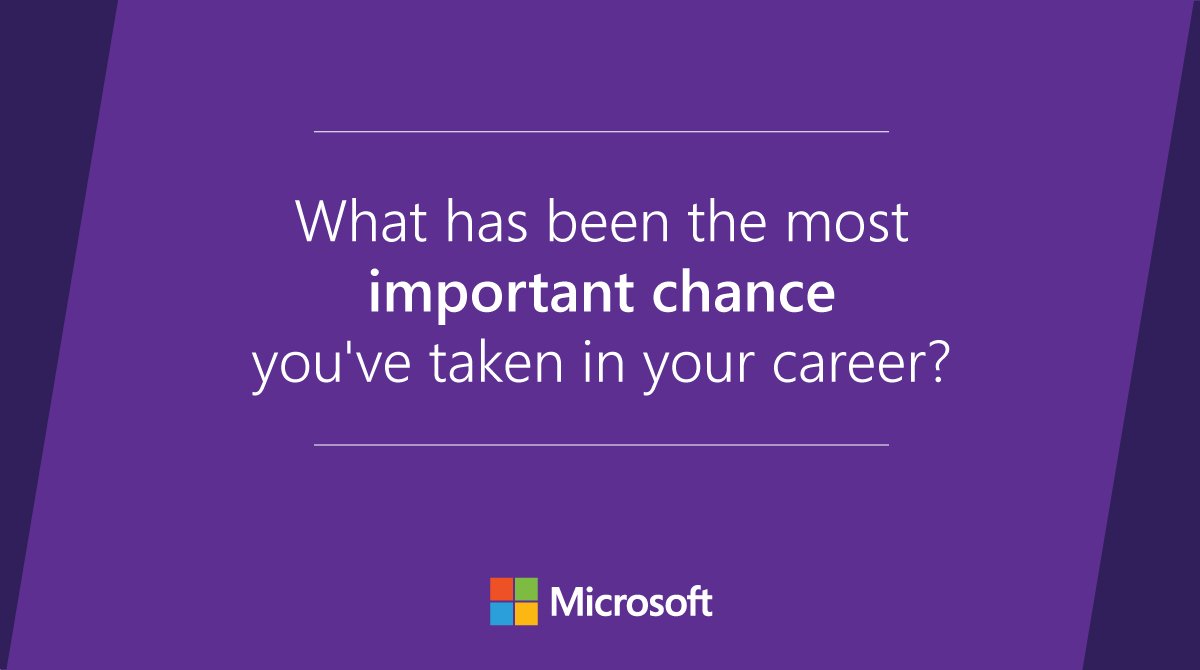 MicrosoftWomen's tweet photo. Sometimes success requires a leap of faith. #WomenInTech, share your story with us! 👇👇👇 https://t.co/uuR3vELdE1