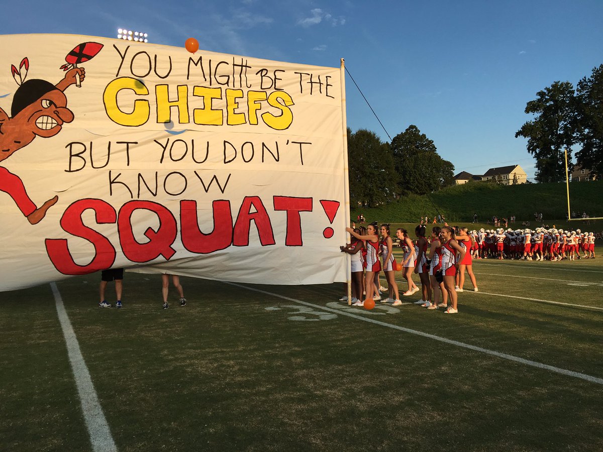 CHS_Warriors's tweet photo. #FridayNightLights #WarriorNation showing their love for Caleb https://t.co/mo4AKX6xRS