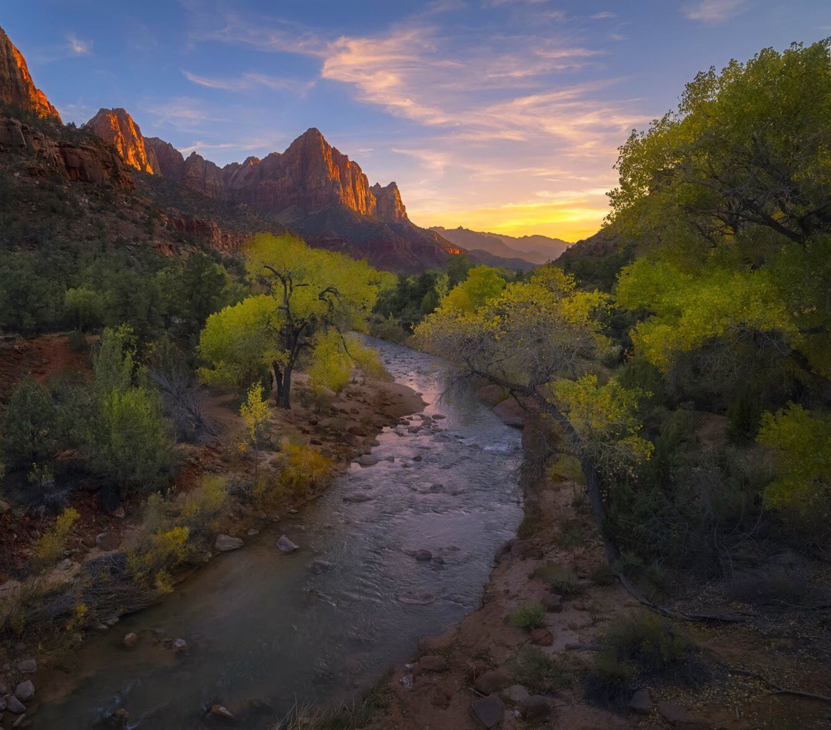 Another iconic view for <a href="/NatlParkService/">National Park Service</a>'s 101st birthday: The stunning <a href="/ZionNPS/">Zion National Park</a> by Kim Hang Dessoliers #findyourpark #nps101