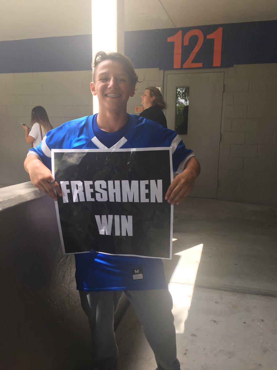 Ktech_AP's tweet photo. First pep rally of the year. Freshman tie for 1st in game AND WIN SPIRIT STICK!! Go Class of 2021!! #RamPride #BeMoreRam @Ridgewood_Rams https://t.co/pMZGDOx8qn