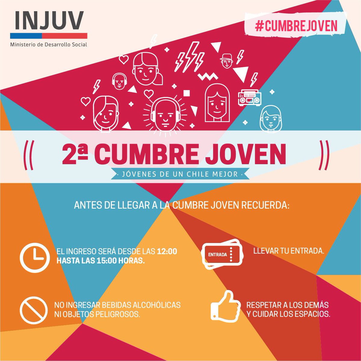 CorpVosotros's tweet photo. Agradecemos a todos los participantes, ya hemos regalado las 50 entradas dobles para la 2° #CumbreJoven.

Mañana a DISFRUTAR!! 🎊🎈🎉✌😉 https://t.co/6p2NCTo3J0