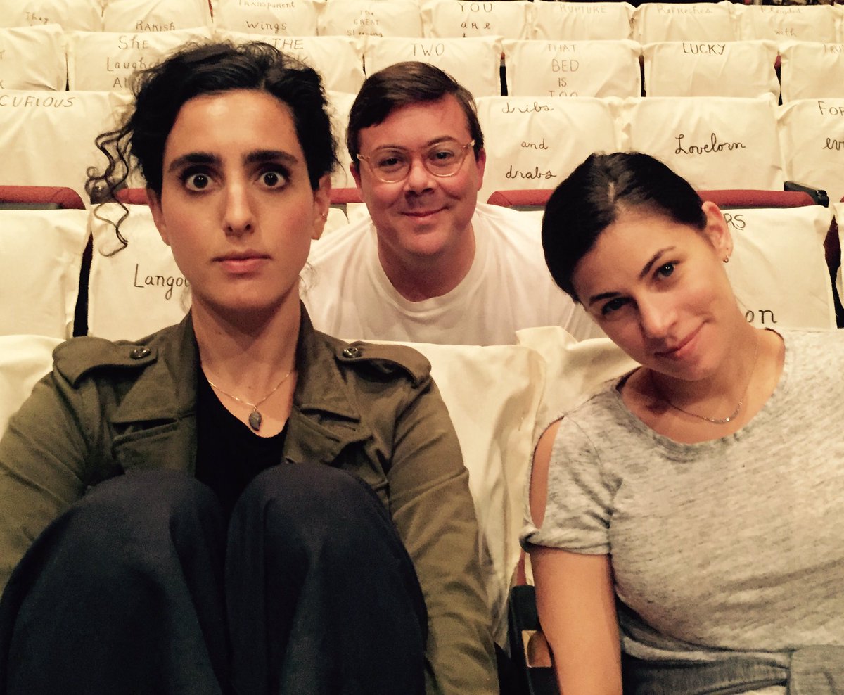 Show 3 #principlesofuncertainty coming to you in 15 minutes <a href="/JacobsPillow/">Jacob's Pillow Dance Festival</a> <a href="/MairaKalman/">Maira Kalman</a> <a href="/DanceHegi/">Dance Heginbotham</a> @AlexSopp 3 more to go! Cj