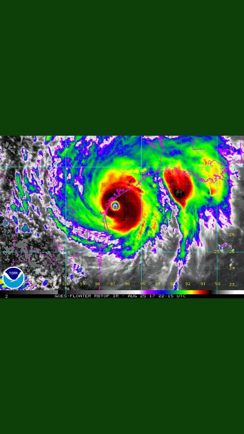 LocalWeatherKY's tweet image. Crazy stuff from #Harvey. VERY impressive cat. 4 right now. Brace for impact!