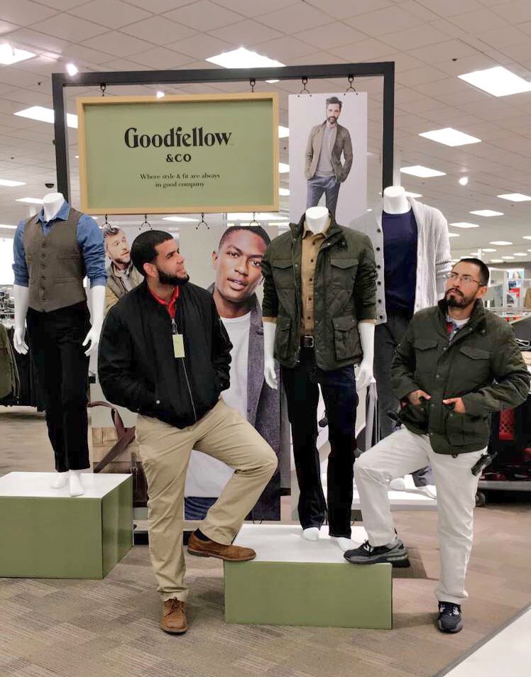 Always a fun time when the Consumables team comes to check out Goodfellow &amp; Co! #TargetStyle #NewBrand #August27