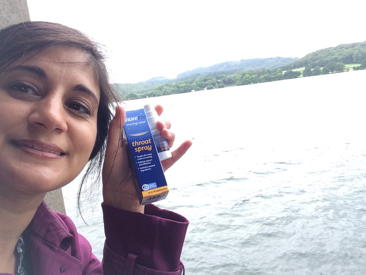 anilahussain2's tweet photo. @snoreezeuk #FridayFeeling #snoreeze Fantastic giveaway. Love snoreeze throatSpray.Made sure I brought it with me on holiday to Lake District😊#holidays https://t.co/452pWCIGo0