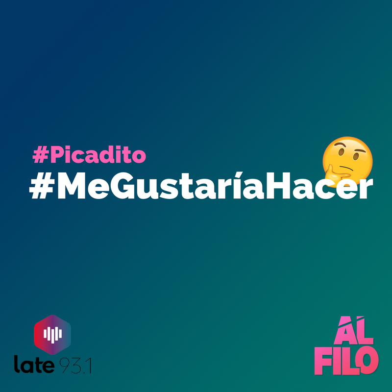 El #Picadito de hoy es #MeGustariaHacer

☎️ Llamanos al 4313-3849.
📲 O por Whatsapp al 1559652020.
Desde las 00hs por <a href="/Late931Oficial/">Late 93.1</a>