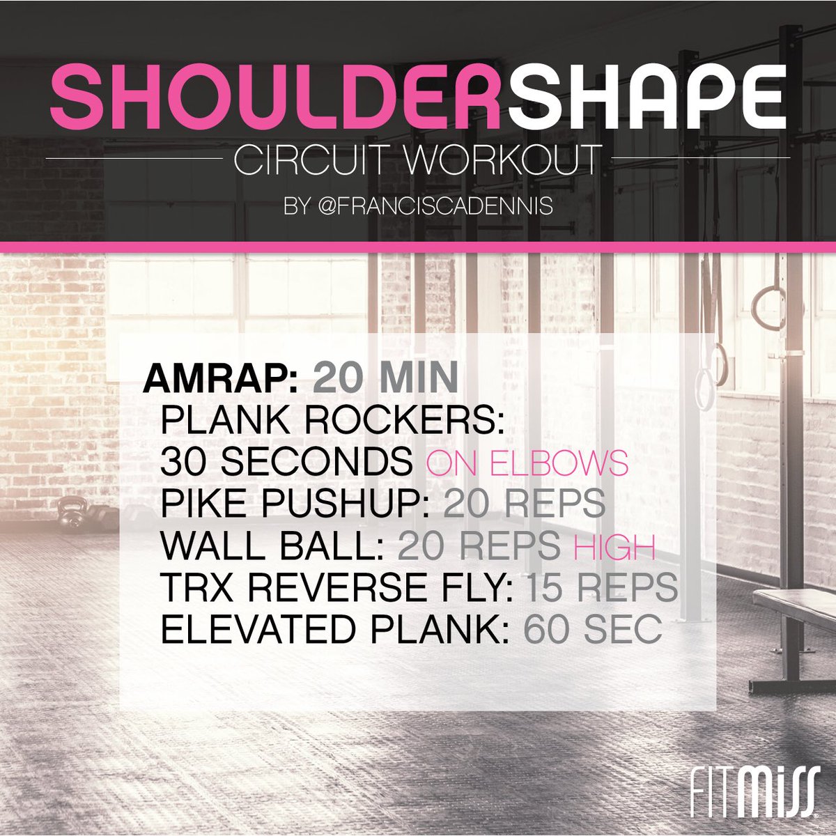 Drink some Ignite Pre-Workout and go for as many rounds as possible (AMRAP) for today's shoulder workout! 💪

#BeStrong #StrongStartsWithin