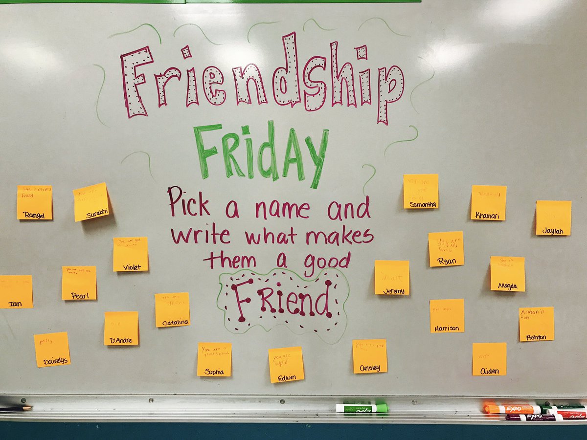 teacher2teacher's tweet photo. T @blessed2teach is building classroom relationships! How do you encourage positive student communication? https://t.co/66PV6i27nf https://t.co/6qwazuMeYN