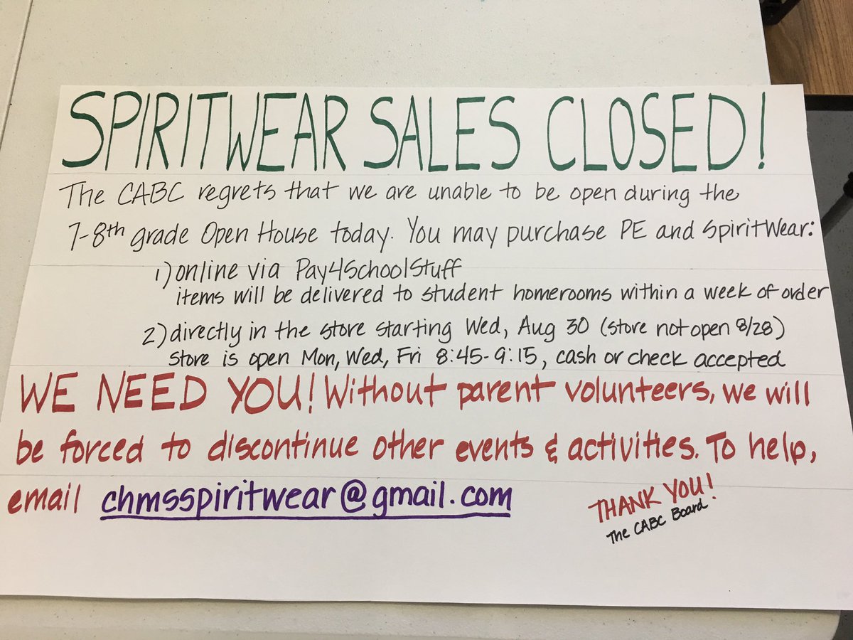 CHMSAthletics's tweet photo. It was great to see all the Cavaliers #volunteersneeded #CavaliersBOOSTERclub #supportyourschool #PEclasses #fitforlife #facility/fields https://t.co/PcKZlURKMv