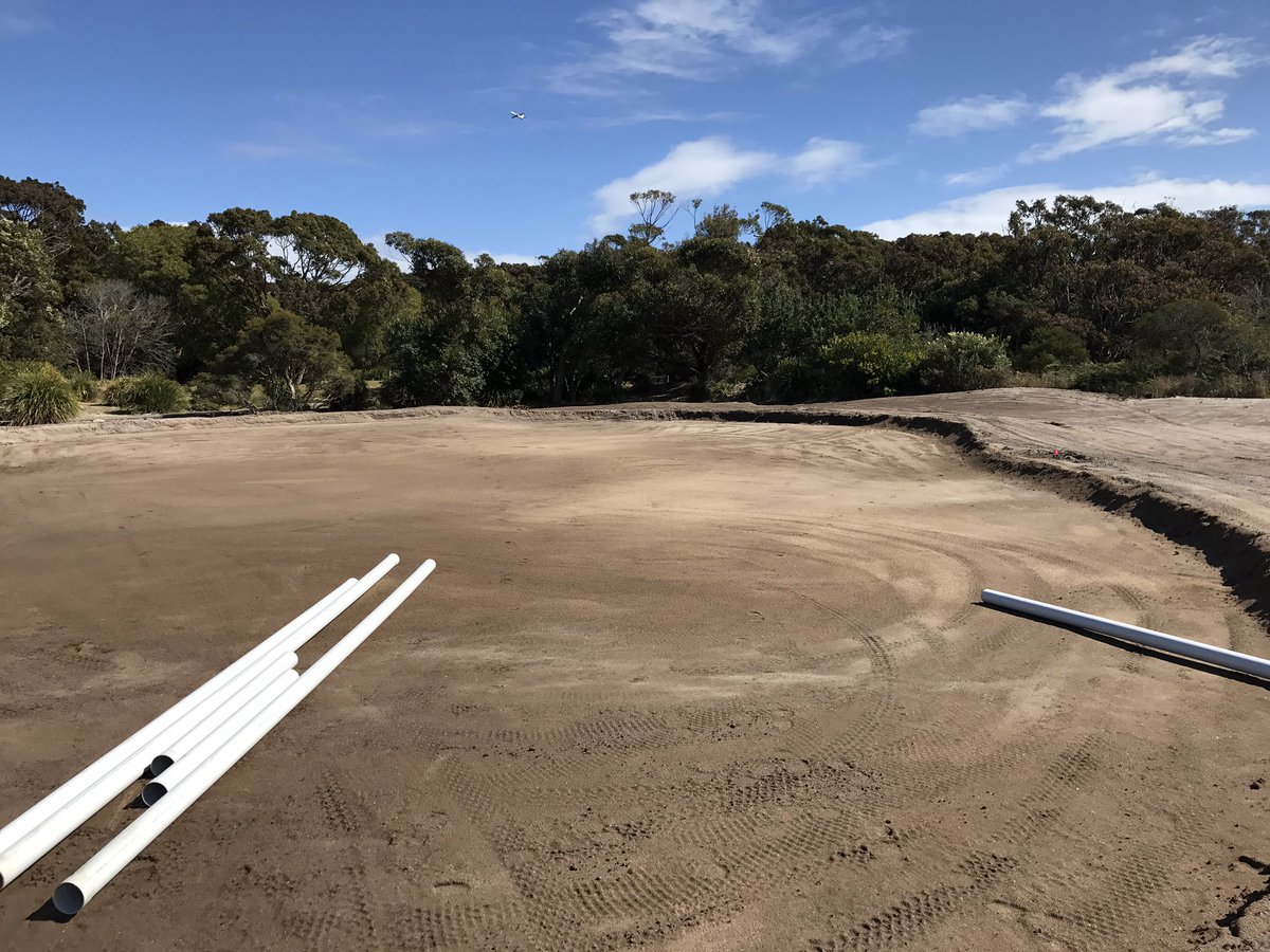 golfshapes's tweet photo. New 4th green complex coming together @st.michaels https://t.co/4GjBSb7XgV