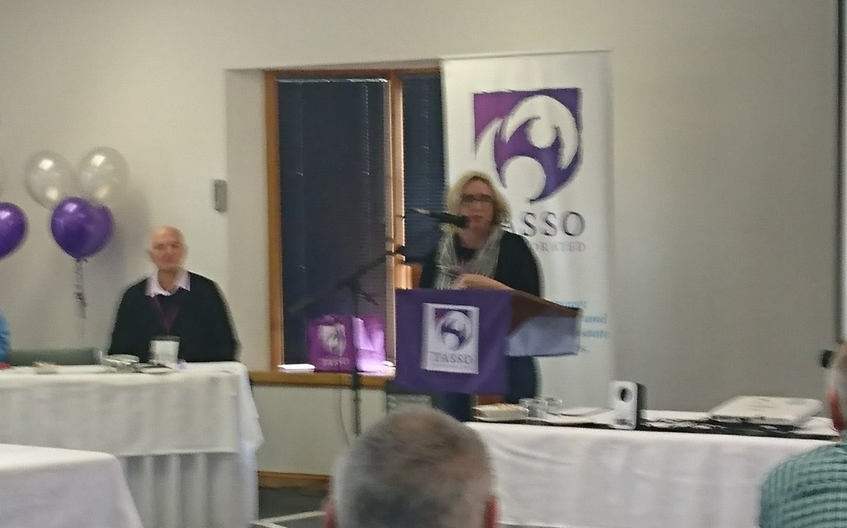 EddingtonJen's tweet photo. TASSO CONFERENCE Hon Michelle O'byrne Needs based assessment disability publications education for all. #publiceducation #janecaro #acsso https://t.co/1im3KN4sW2