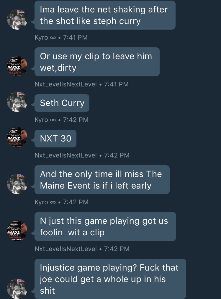 TRLdotTV's tweet image. @Nxt_Bst_Thng1 @KyroMega 2nd vs @ThaMaineEvent @_Joe03 

#PPO2
#TRLDOTTV