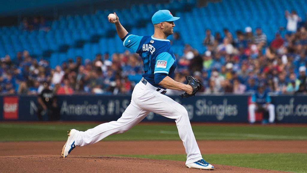 BlueJays's tweet photo. 3 up, 3 down and an @amstandardca #CleanInning for Happer in the 6th.
Monty and the boys will start the rally in the bottom half. https://t.co/CxpprbMLlm