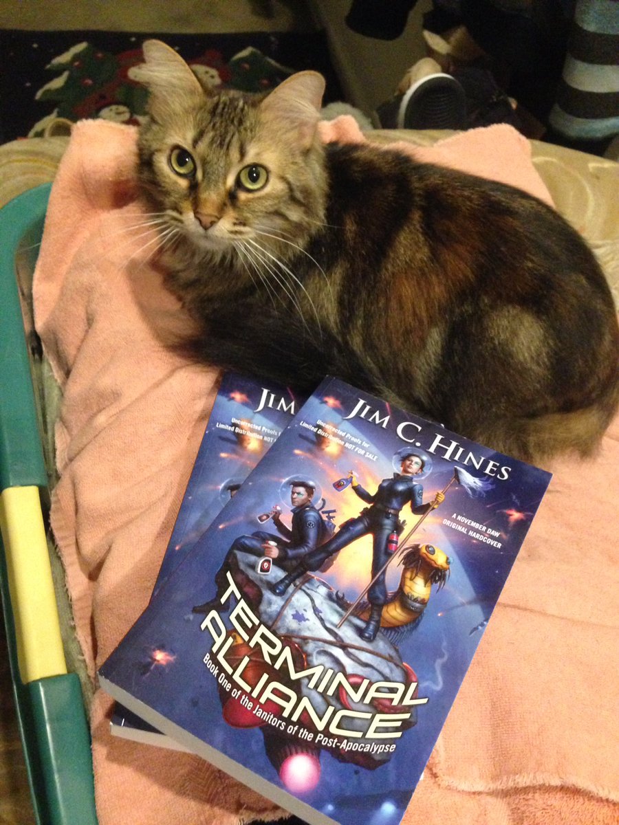 Sophie with Terminal Alliance ARCs