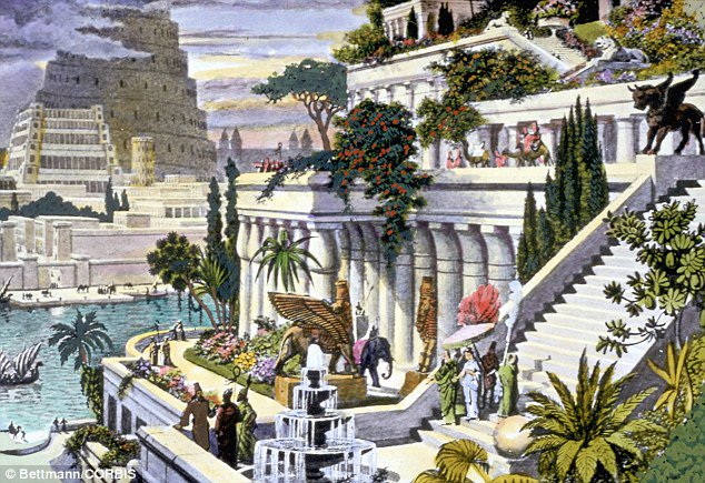 PauMata9's tweet photo. Jardínes colgantes de Babilonia
#Nabucodonosorll #Eufrates #Amytis @H_CulturaII_DG https://t.co/Cp4r7VUkQ5