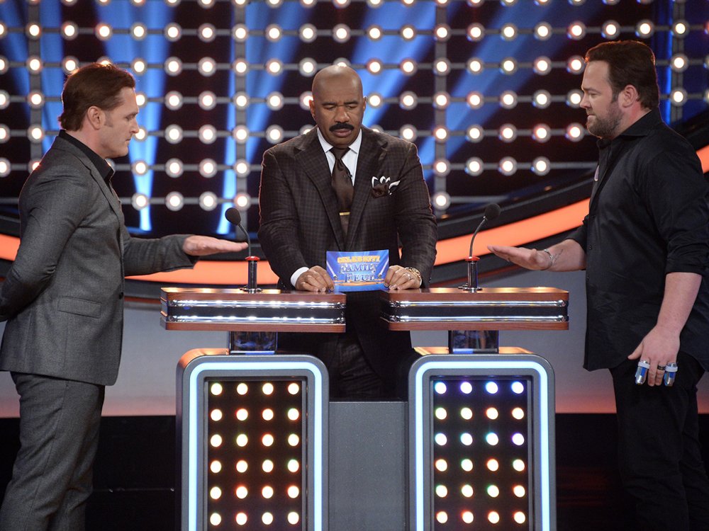 Lee Brice and Jerrod Niemann on Celebrity Family Feud