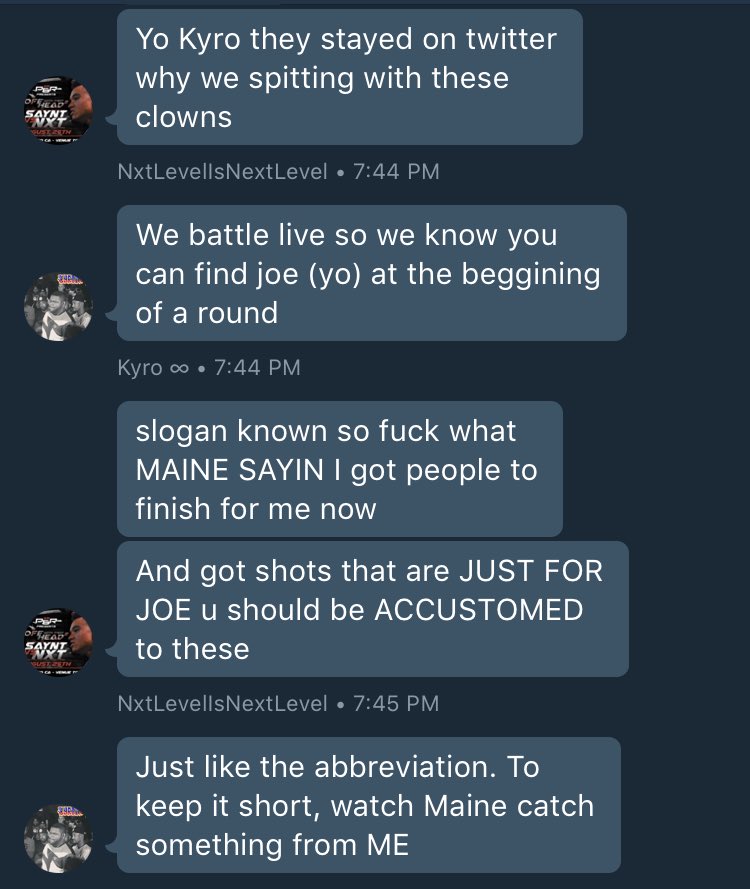 TRLdotTV's tweet image. @Nxt_Bst_Thng1 @KyroMega 3rd vs @_Joe03 @ThaMaineEvent 

#PPO2
#TRLDOTTV