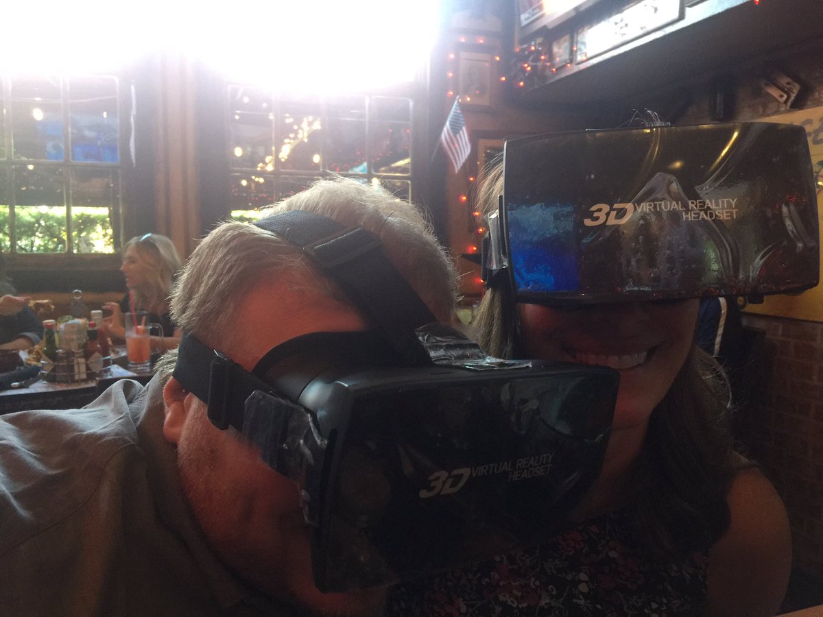 IEBrewEDU's tweet photo. Congratulations to @STEMCOACHKIM and @mrwilliamssteam the #IEBrewEdu Prize Winners of tonight's @IEBrewEDU! Super Fun! #VirtualReality https://t.co/WRXKlWWjem