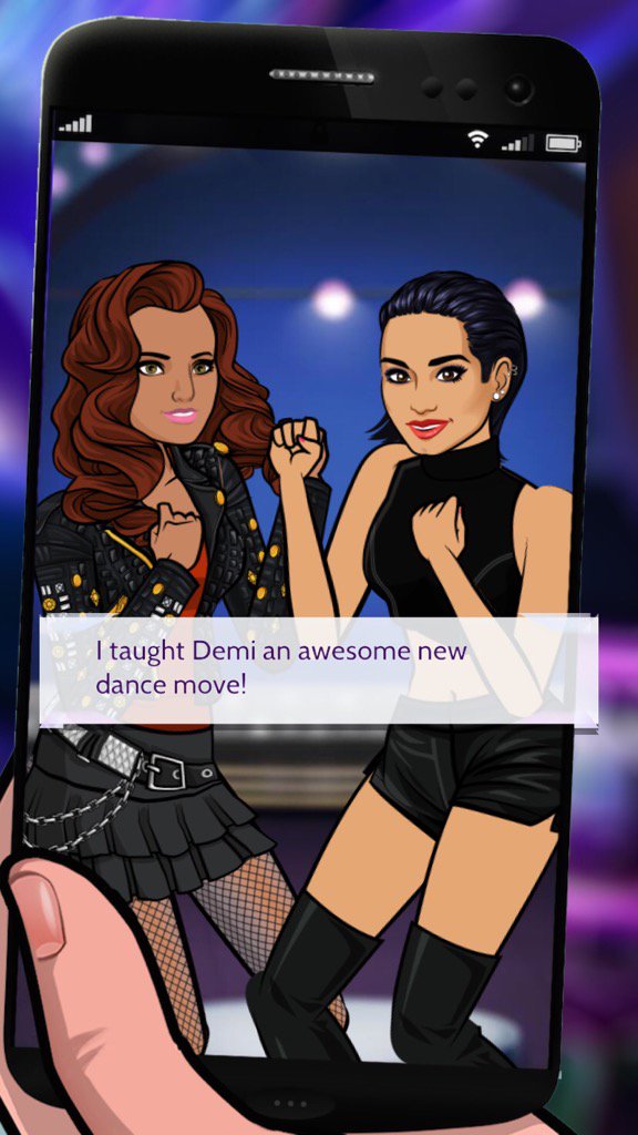 caramyld's tweet photo. I just taught Demi a new dance move! #demipathtofame https://t.co/PAdftVPuhv https://t.co/lyLAFv4klj