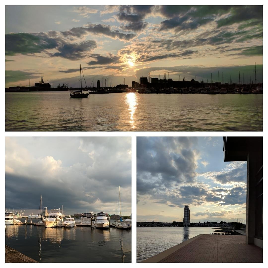 BetterActiveYou's tweet photo. Running the harbor on a Friday! #running #Baltimore #harborviews #FridayFeeling #nofilter #friyay #weekend #sunset #readytoweekend https://t.co/VEJQnJivSO