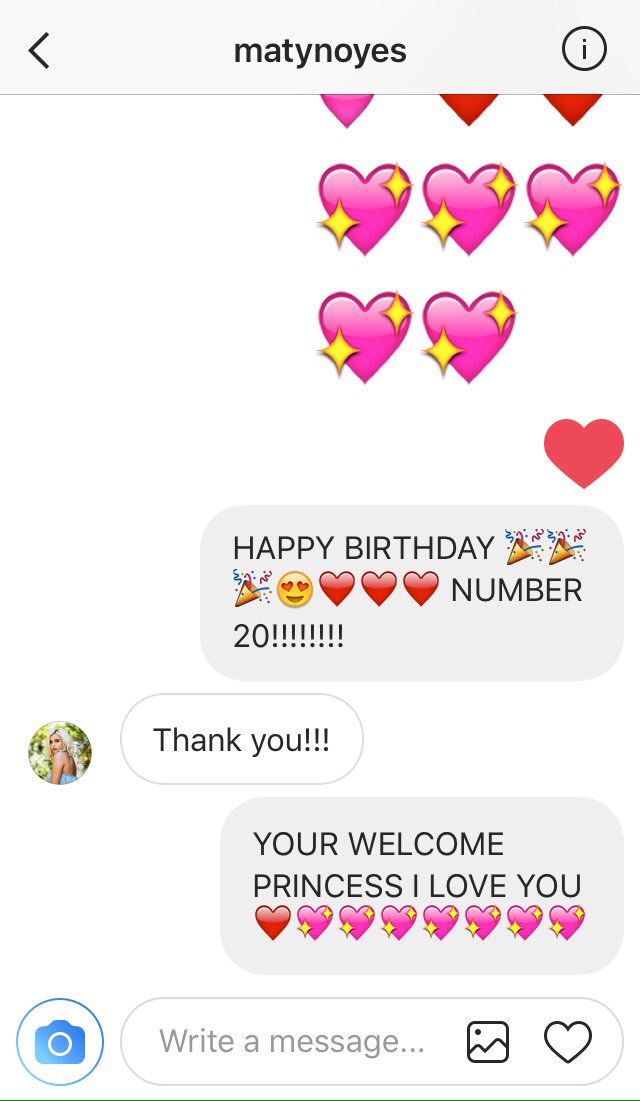 noyesswift's tweet photo. HAPPY BIRTHDAY 🎉🎉🎉🎂💕💕💕💕💕❤️❤️💖 @noyes  love you !!!!! https://t.co/zw7NyWqJNx