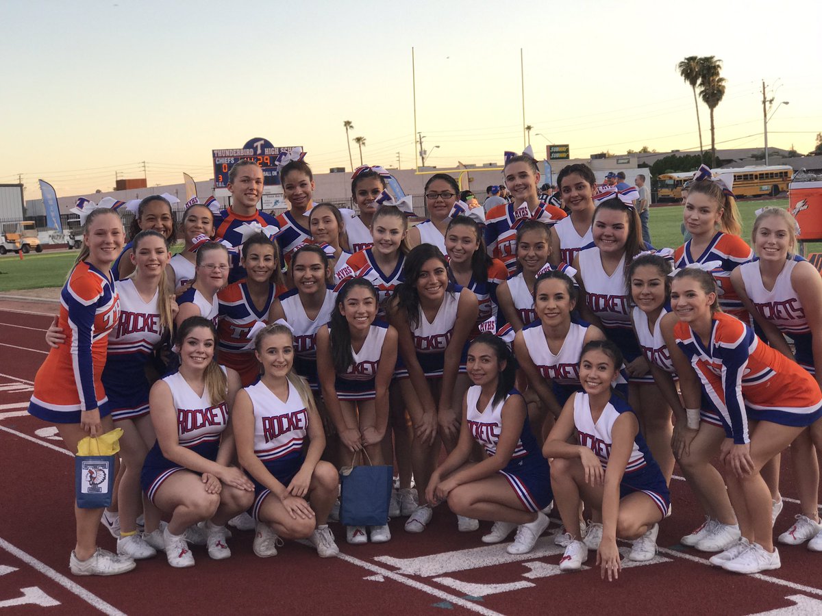 Thunderbird Cheer First Home Game With Moon Valley Thunderbird Cheer First Home Game With Moon Valley