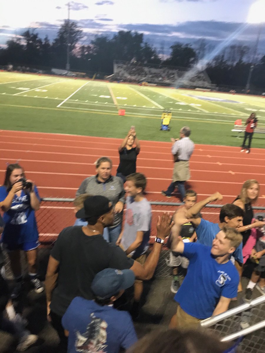 Npolinchock20's tweet photo. Thanks for coming you the man @JusAnderson1 https://t.co/HccmFNyX85