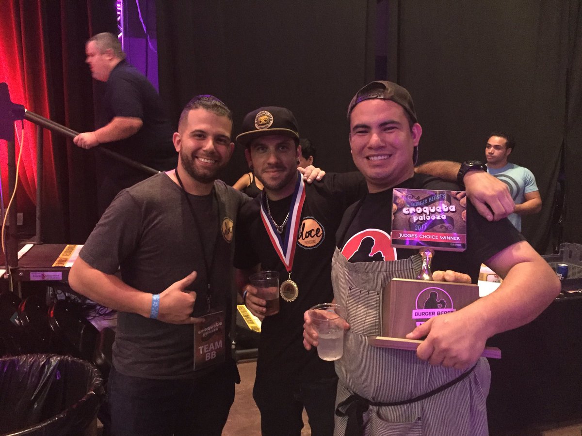MiamiHeraldFood's tweet photo. Doce Provisions won the Judges' Choice for best croqueta at Croquetapalooza. El Rey de las Fritas won best frita for 5 time! https://t.co/H1XFZveCia