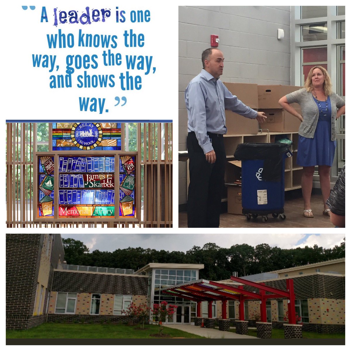 CounselorCville's tweet photo. Excited to open the NEW @Relay_BCPS under the guidance of 2 amazing leaders! #RelayES4 #problemsolvers #whendotheysleep @kcuellar_BCPS https://t.co/dQTkE6cm8I
