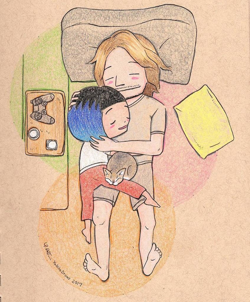 yukikodraws's tweet photo. The comfy trifecta
#napping #triplespoon #attachments https://t.co/bEcCrYIa5A