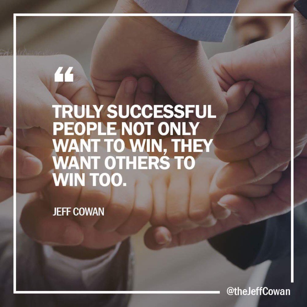theJeffCowan's tweet photo. People that have achieved success are always willing to help others along their way. #SaturdayMorning https://t.co/cSkfTnLBDW