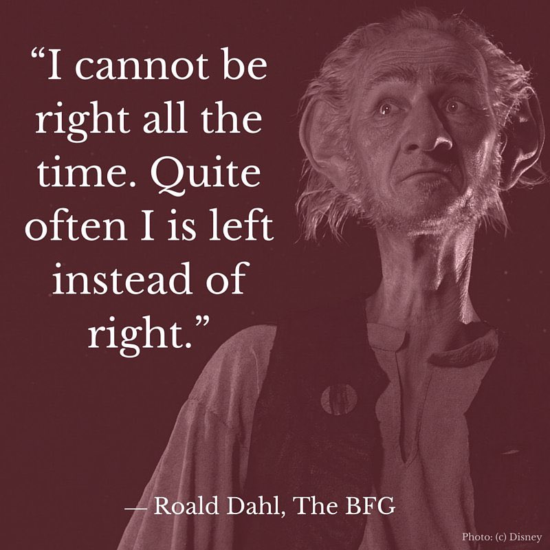 MrsZClassroom's tweet photo. Watching the BFG with my husband, and loving this quote. 😂I first read the book with a 3rd grade class 10 years ago when student teaching. 👍 https://t.co/cUs5hcnqsz