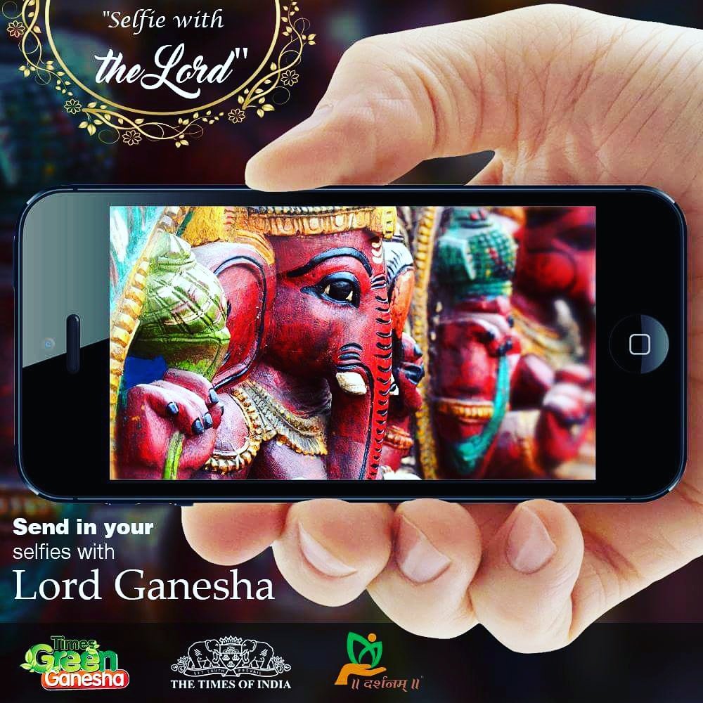 TimesGanesha's tweet photo. Selfie time with The Lord!

Share your selfies with Lord Ganesha in the comment box below and show us a glimpse of your festive mood. https://t.co/xgI2viMdox