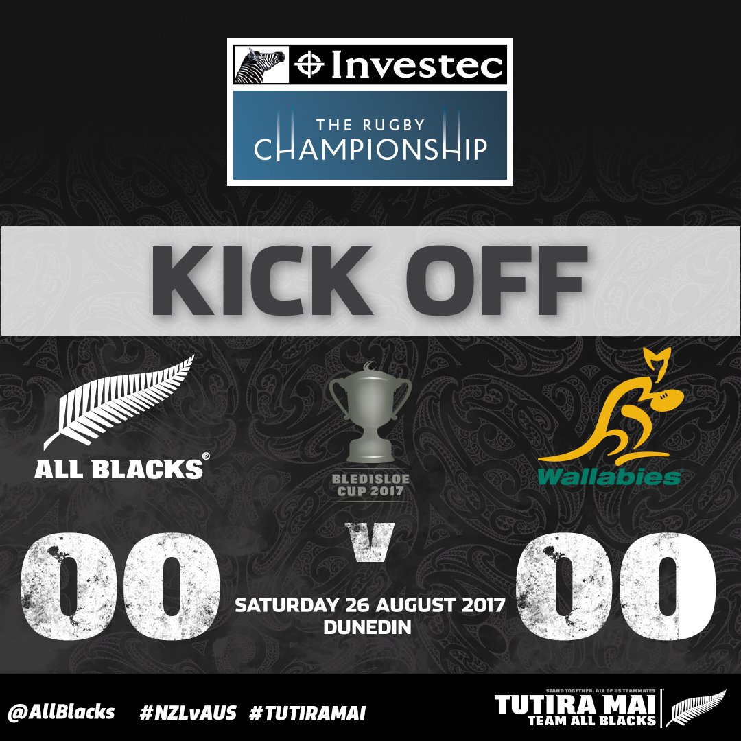 GAME ON! RT if you are backing BLACK!

#NZLvAUS #BledisloeCup