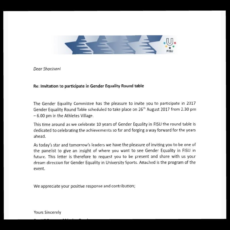 shoni_sst's tweet photo. Attending FISU Gender Equality Round Table... honored2contribute towards transformation. #GECTaipei #sutaipei2017 #WorldStudentUniversiade https://t.co/vr27xmKanB