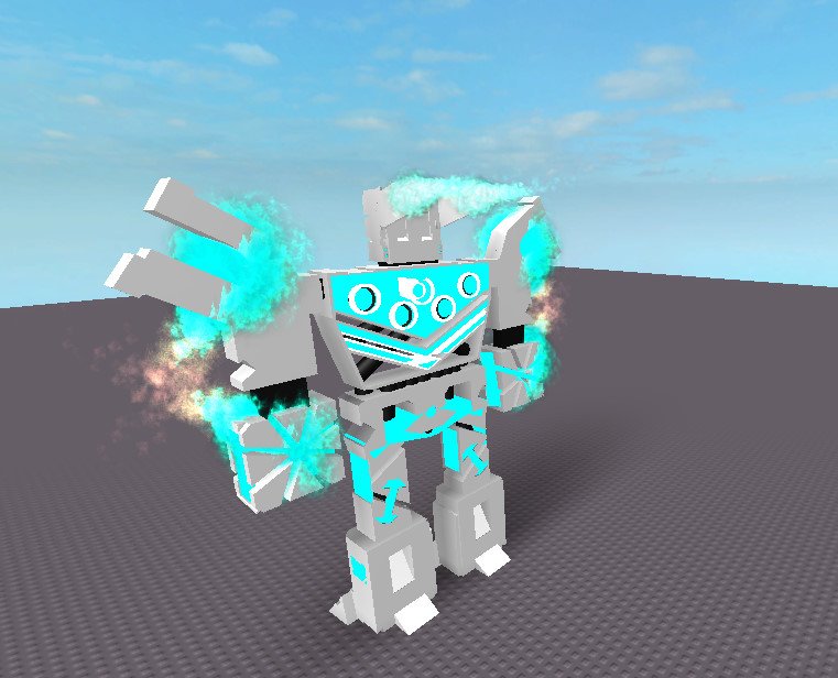 UltraUltimate90's tweet image. My Robot, Name:Silverion 
#RobloxBuildingContest
I don't have the link due to my extremely bad Internet I used Studio offline to make this!