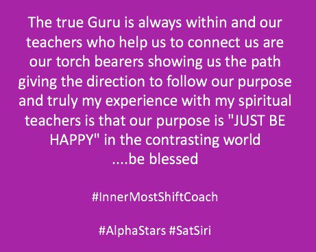 AlphaStarsAoE's tweet image. The true Guru is always within ...

#InnerMostShiftCoach #AlphaStars #SatSiri