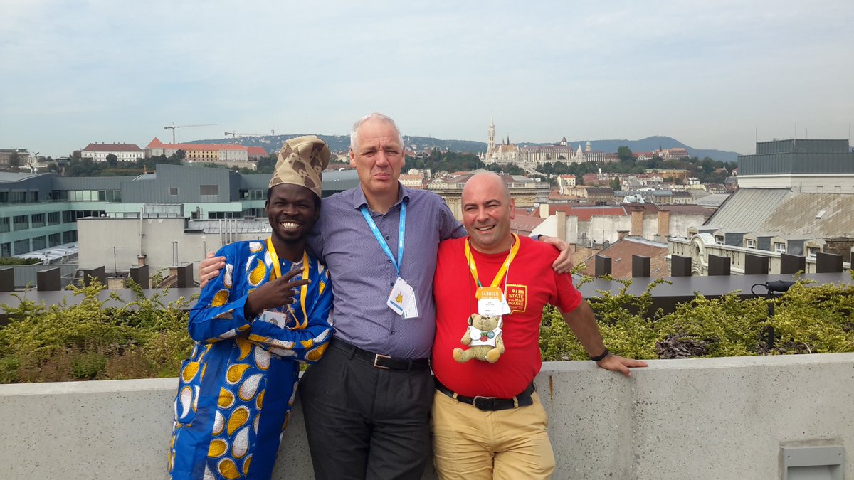 dbeloved's tweet photo. Oops! Already missing my Team. Bon voyage Joek @scratch2017bdx. @tyrower was a splendid 3-days together at #ScratchBUD frm #Scratch2017BDX https://t.co/ox8XirHRBA