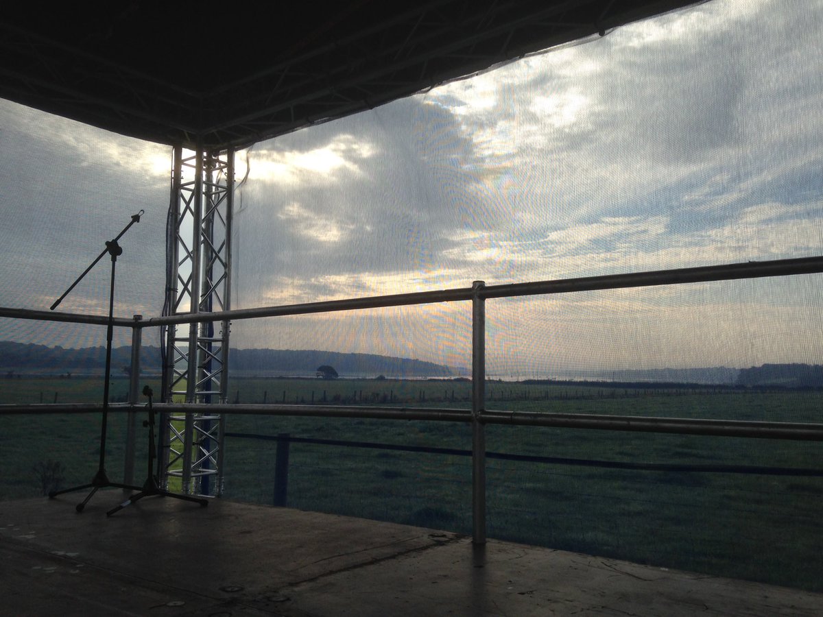 emmavwoollard's tweet photo. Stage set @suffolkfoodhall #tractorfair https://t.co/kFtOJwkTGG