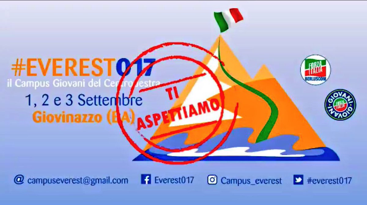 FDIAbruzzo's tweet photo. Anche #noi presenti a @campuseverest con la nostra #Presidente @AngieCalabria! Interverranno @adalonzo #LucaConti @RobJrSilveri https://t.co/TIyVoV8Qpx