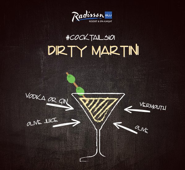 theradissonblu's tweet photo. #Cocktail101
If you like it dirty, then we serve it as dirty as it can get because there is nothing more suave than a Dirty Martini. https://t.co/IX4TaaX1yf
