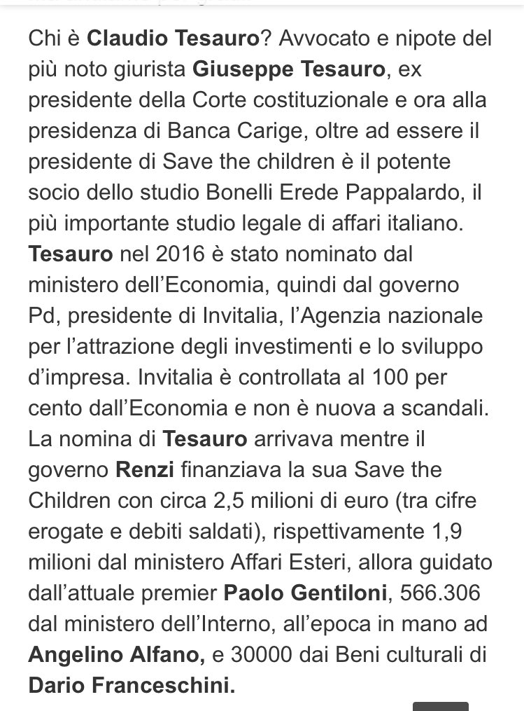 antonio_bordin's tweet photo. Presidente di #SaveTheChildren è anche a capo dell'Agenzia che costruisce Cara e Cie.
Altro che "salvare persone", si procura il lavoro. https://t.co/D6qzPVx6kP
