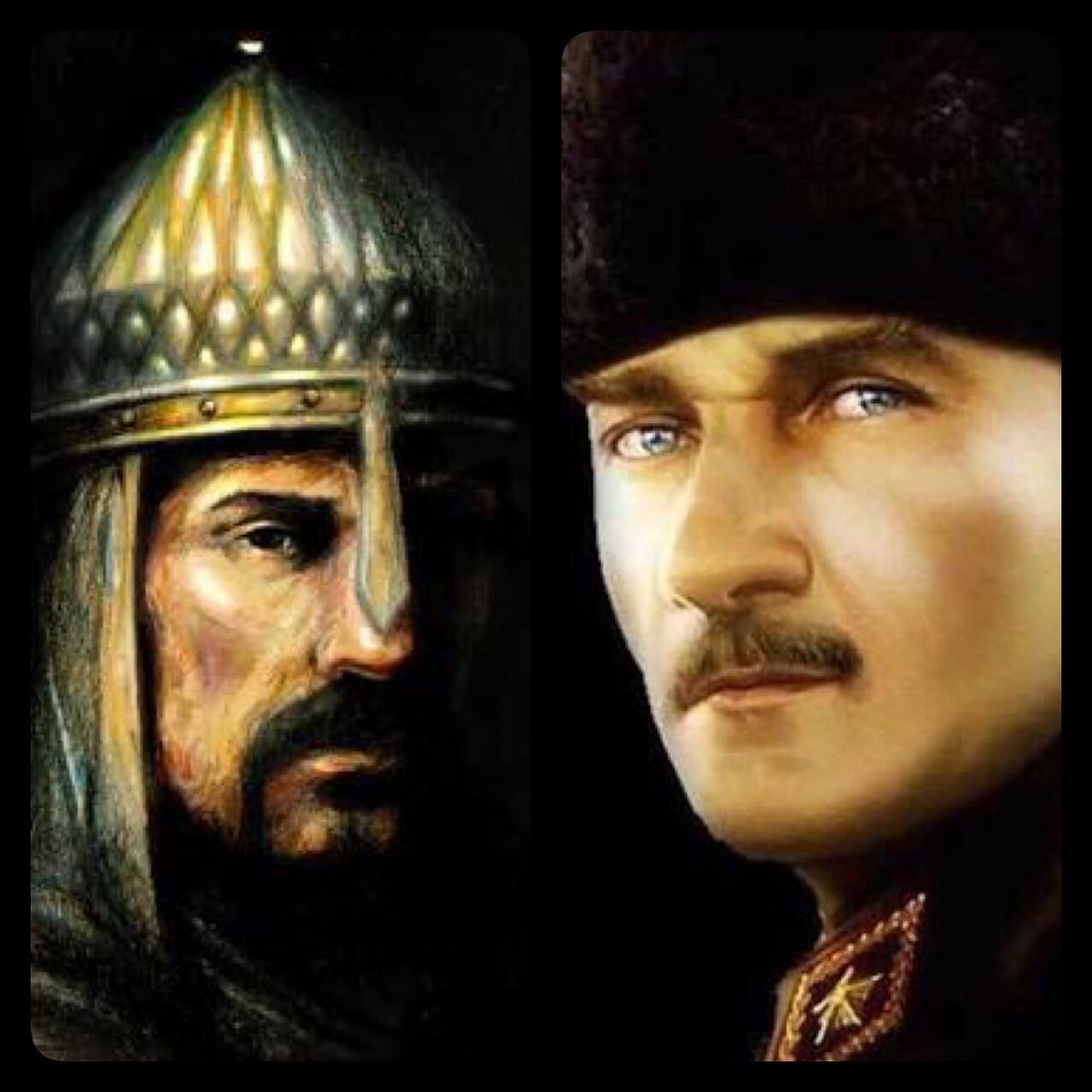 Malazgirt'tin başbuğu Alp Arslan'ı ve askerlerini, Büyük taarruzun başbuğu Mustafa Kemal Paşa ve askerlerini şükranla anıyorum.