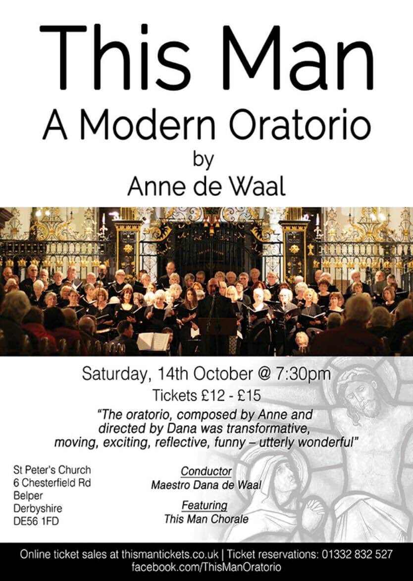 ThisManProduct's tweet photo. #ThisMan - A Modern Oratorio by #AnnedeWaal performing @StPetersBelper1 Saturday 14 October @ 7.30pm BOOK THOSE TICKETS!!! 🎶😁 https://t.co/WxDgkWw08O